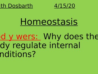 Homeostasis