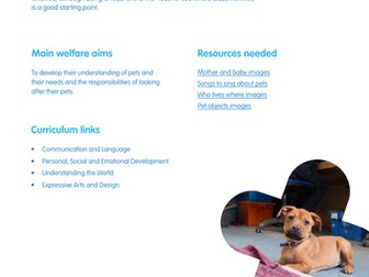 Pets - Blue Cross resources for Foundation stage