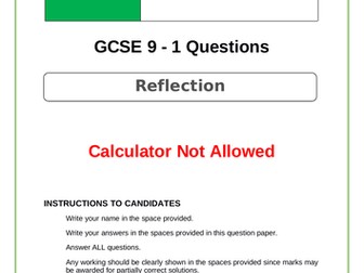 Reflection for GCSE 9-1