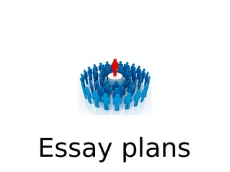 WHOLE AQA A LEVEL Essay Planning Booklets Topics Paper 1 Paper 2 Paper 3