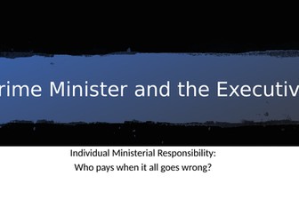 British Politics Ministerial Responsibility