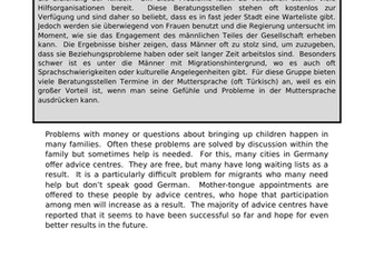 Familie im Wandel - translation into German for A Level