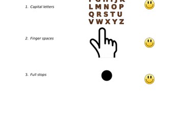 Year 1 Writing - Self Assessment