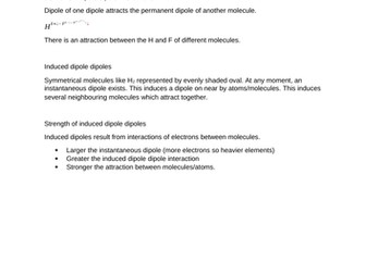 AS-Level Chemistry: Intermolecular Forces