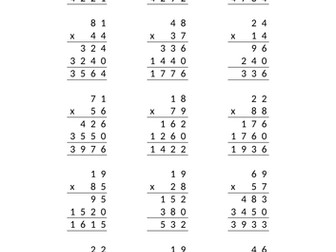 2-digit multiplications