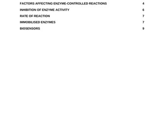 WJEC AS Biology - Unit 1 - Part 4