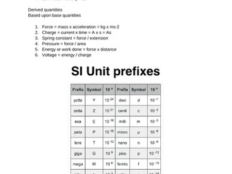 WJEC AS Physics - Unit 1 - Topic 1
