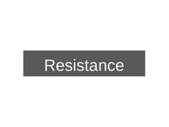 WJEC AS Physics - Unit 2 - Resistance