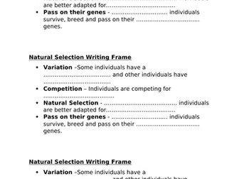 Two lessons on Evolution and Natural Selection