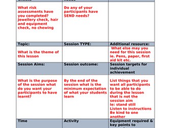 Btec tech award in sport activity and fitness Assignment template comp 3 LAB