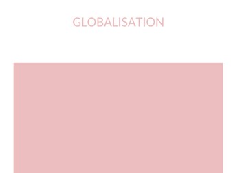 A’level OCR paper 1 sociology, globalisation