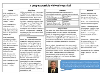 The Industrial Revolution - is progress possible without inequality?