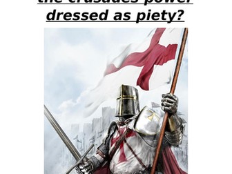 Were the crusades power dressed as piety?