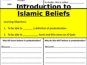 Predestination in Islam - Al Qadr.