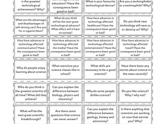 Technology & Science - Conversation Flashcards