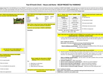 French - House and Home Project