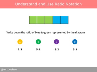 Understand and Use Ratio Notation Diagnostic Questions