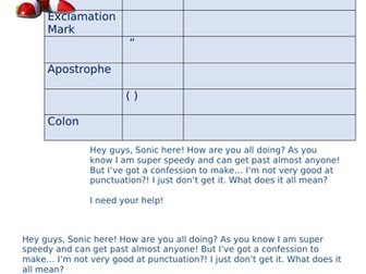 Sonic Punctuation