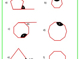 Interior and Exterior Angles of Polygons