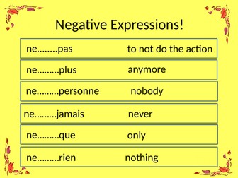 negative expressions