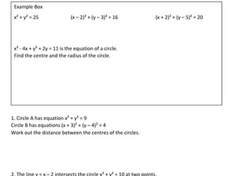 L2FM - Equation of a Circle