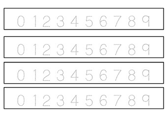 Number formation- handwriting