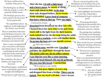 The Lammas Hireling by Ian Duhig Detailed Annotations