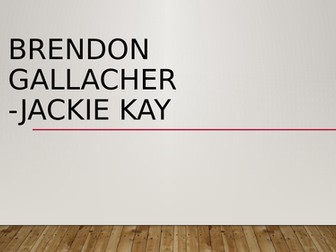Brendon Gallacher Powerpoint