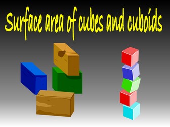 Surface area of cubes and cuboids