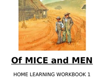 Of Mice and Men workbooks