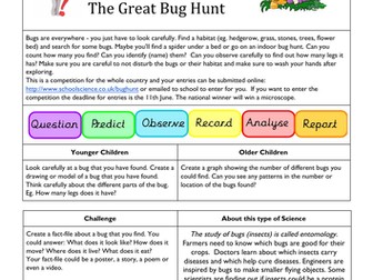 Primary Science Home learning Tasks 2