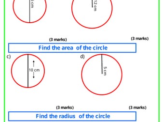 Circle: End of Topic Assessment