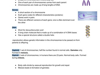 AQA GCSE Biology Reproduction Topic