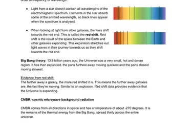 AQA GCSE Physics Space