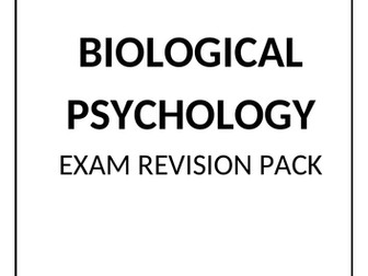 Edexcel Psychology A Level Revision - Biological