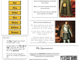 Macbeth Context Worksheet