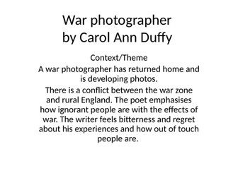 The war photographer