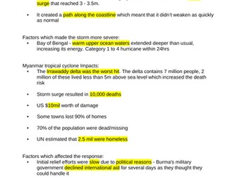 Case Study on Cyclone Nargis