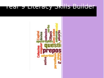 Y9 KS3 Literacy Skills Builder