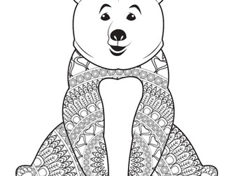 Mindful colouring sheets for children