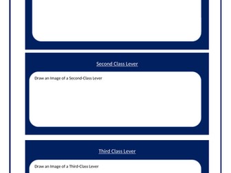 Lever Systems Worksheet