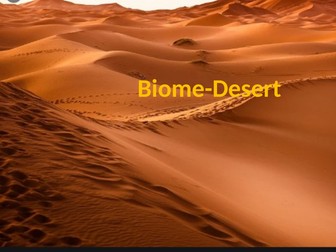 Biome-Desert