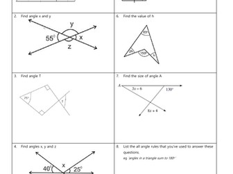 Parallel Lines and Transversals
