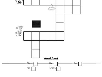 Phonics Visual Crosswords