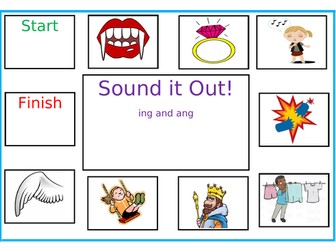 Sound It Out Phonics Board Game