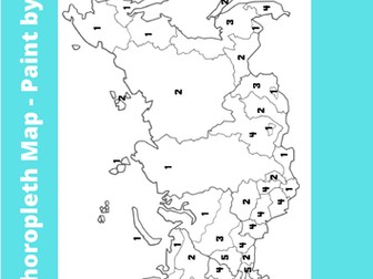 Russian Choropleth Paint by Numbers