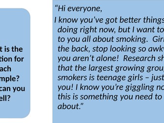 Writing a speech GCSE English Language Unit 2