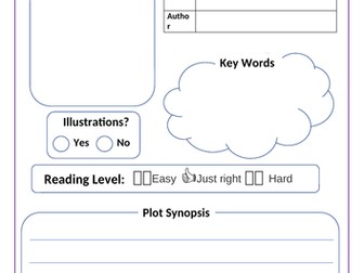 Book Review Template