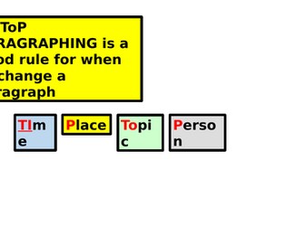 PARAGRAPHING GUIDANCE