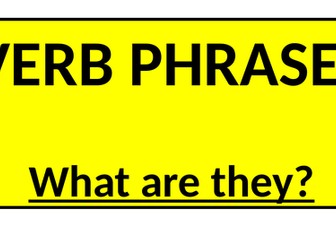 VERB PHRASES